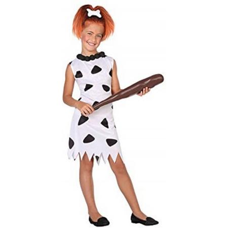 Wilma flintstone kinder kostuum | The flintstones grotbewoonsters jurkje | 10-12 jaar